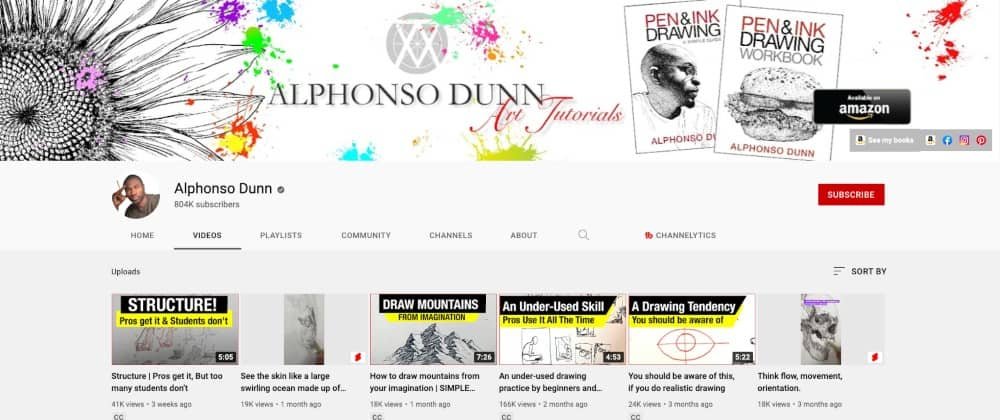 Alphonso Dunn's YouTube channel