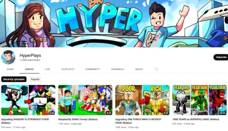 HyperPlays YouTube Channel