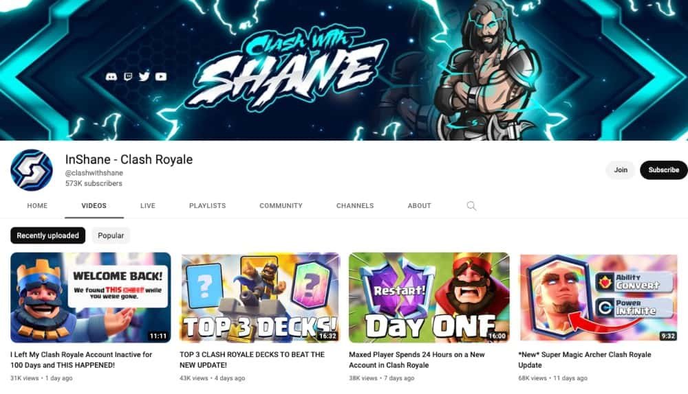 InShane's YouTube Channel