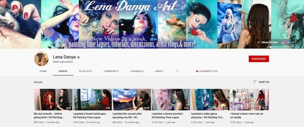 lena danya's youtube channel