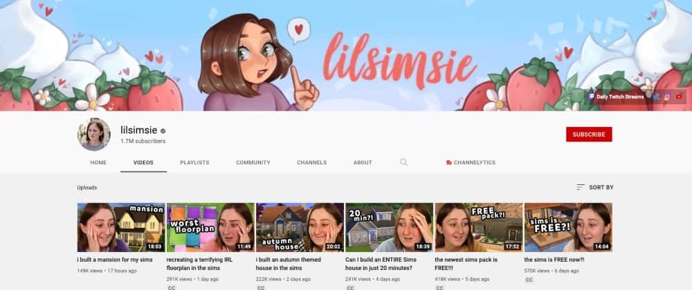 lilsimsie is one of the best Sims 4 YouTubers