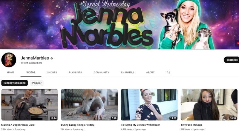 JennaMarbles YouTube Channel