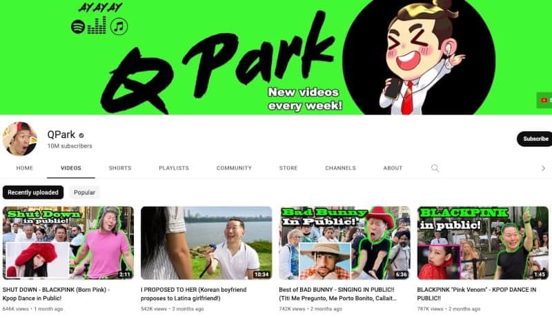 QPark's YouTube Channel