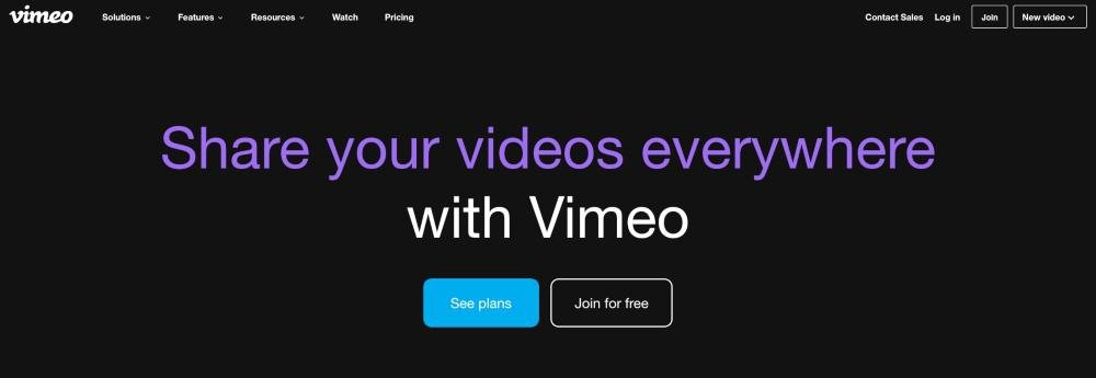 Vimeo is one of the biggest YouTube competitors
