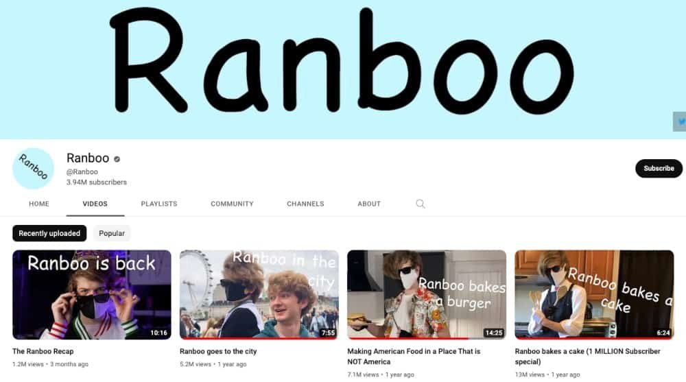 Ranboo's YouTube Channel
